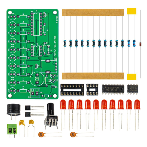 DIY kit with musical water flow light for educational projects