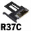 512 Gbit/s PCIe 5.0 x16 till 4C+ Riser-kort EDSFF Server GEN5 16x Extender 1