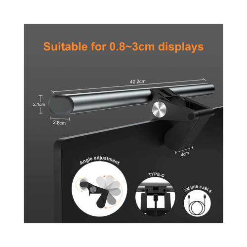 Computermonitor-Lichtleiste, Touchscreen-PC-Lampe mit 1080P-Webcam 1