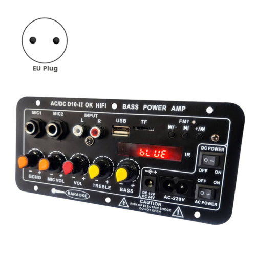 Amplifier board with optical audio, Bluetooth, AMP, USB radio (EU plug) 1