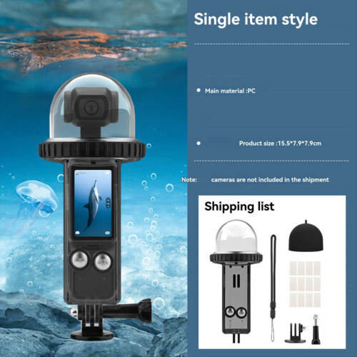 For 3 underwater diving housings, protective cover, B
