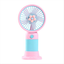 Cute 2-in-1 phone stand with fan, for cooling down in summer and watching movies B