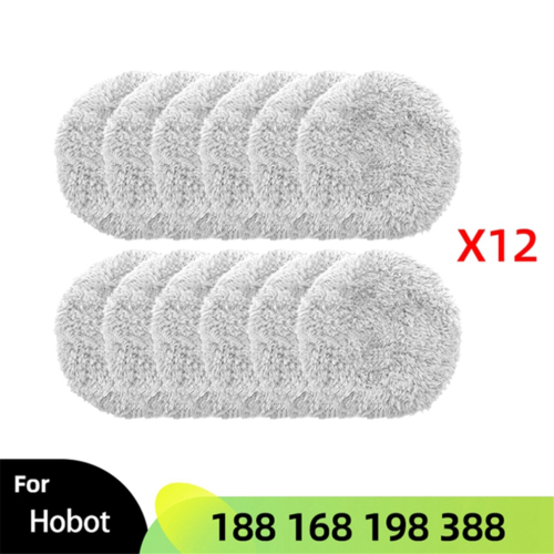 12 mop cloths for window cleaning robot accessories
