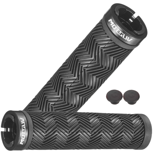 Fahrradlenkergriffe, weiche Gummigriffe, schwarz