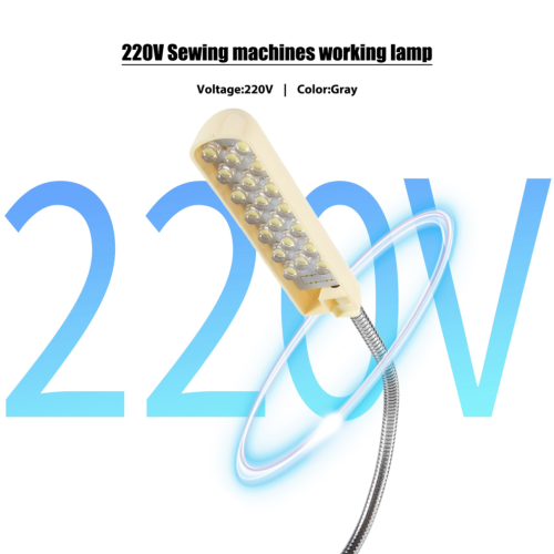 20 LED 220V Sewing Machine Work Lamp Magnetic LED Light 2