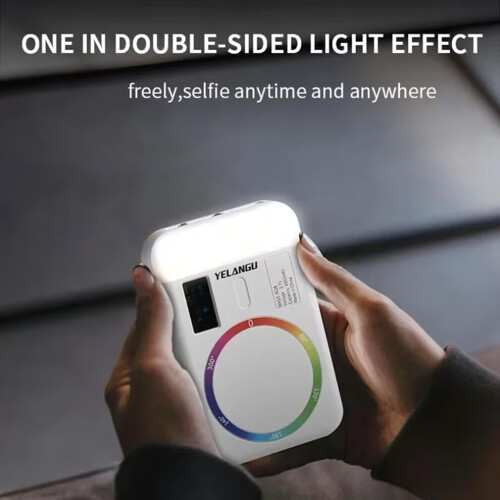 YELANGU Portable RGB Magnetic Fill Light Camera Light 1