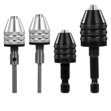 4er-Packung Rund-auf-Sechskant-Adapter 1/4, 1/8, 1/16 Zoll Bohrfutteradapter