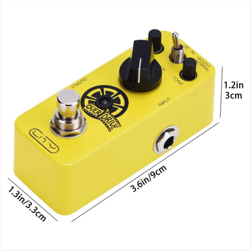 Effektpedal för elgitarr med 2 lägen: Boost och Normal 2