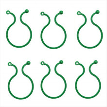 50 Stück Pflanzen-Drehbinder, Gartenpflanzen-Stützclips für Pflanzen, 5,9 cm