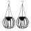 Brighter hanging solar lights for outdoor use, waterproof, 2-pack 1