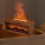 Aromatherapy diffuser with dynamic flame effect for home and office A 2