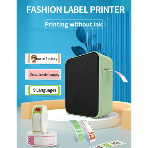 P15 Wireless Bluetooth Thermal Label Printer Green 1