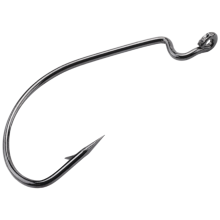 51 pieces of carbon steel fishing hooks, worm hooks with plastic box