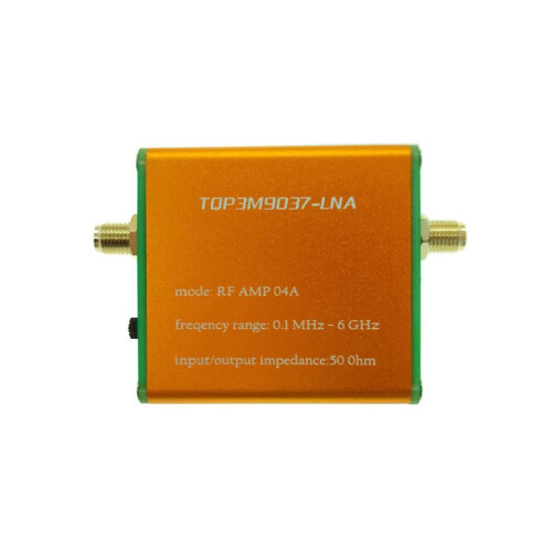 Highly linear amplifier with extremely low noise, battery-free version