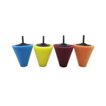 Esponja de pulir para bujes de ruedas, ruedas, puertas y manijas de automóviles, 4 piezas