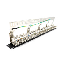 Cat7 Patch Panel 24 Port CAT7/CAT6A Patch Panel 1U 19 inch