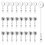 25Pcs Retractable Badge Holders Badge Holders Badge Holders 1