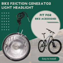 Fahrradlicht, motorisiertes Fahrrad, Reibungsdynamogenerator, Scheinwerfer, Rücklicht