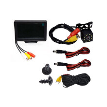 Rückfahrkamera, breites 4,3-Zoll-TFT-LCD-Display oder Monitor, wasserdichte Nachtsicht, Rückfahrunterstützung,