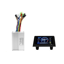 S966 LCD-Display für Elektrofahrräder, Armaturenbrett, SM5 + 2PIN + 20 A, 36 V/48 V Sinuswellen-Controller