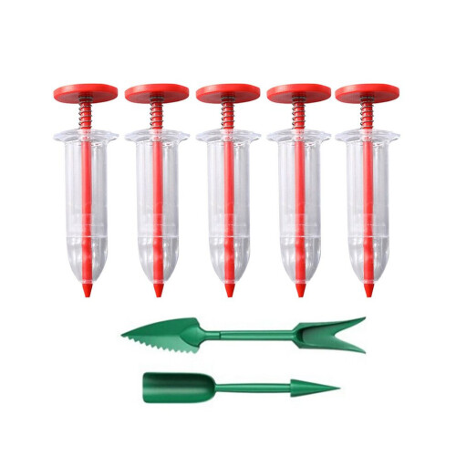 -Seed distributor set, seed seeder, seed dispenser, manual seedling and weed eater set