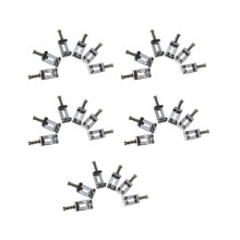 Satz mit 30 Ersatz-Tremolo-Brückensätteln aus Chrom für E-Gitarren