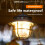 LED-Campinglampe, Retro-Pendelleuchte, stufenlos dimmbar 2