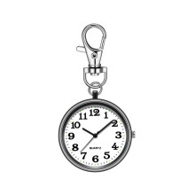 Taschenuhr mit Clip, Quarz-Taschenuhr mit Schlüsselclip, zum Aufhängen, Digitaluhr-Clip für Krankenschwestern