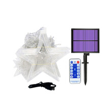 Solarbetriebene LED-Eiszapfenlichter, 3,5 m, 3 V, USB, warmweißes Licht, wasserdicht, Außendekoration