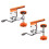2 Pcs Woodworking Clamp Fixture Adjustable Clamps for Precise Installation 1