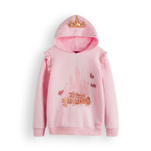 (9-10 Years) Disney Hoodie (Girls Pink)