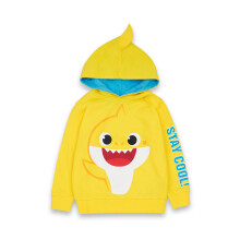 (12-18 Months) Baby Shark Hoodie (Boys Yellow)