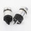 Rhodinierter Schuko-Stecker + C7-IEC-Buchse, EU-Stecker 3