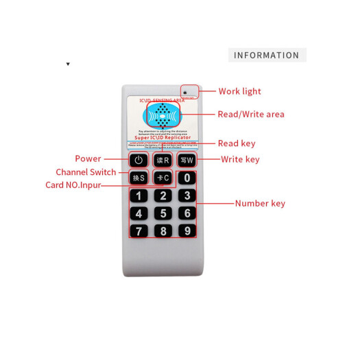 125 kHz-13.56 MHz Copier ID IC 8211 Card Reader-Writer Access Control 1