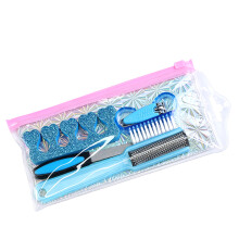 Ensemble complet de coupe-ongles et de limes en acier-04couleur