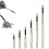 Screwdriver and drill bit set, 6-piece non-slip magnetic screwdriver bits 2