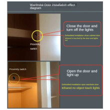5A Single Door Sensor Infrared Obstacle Proximity Sensor Motion Sensor for Wardrobe Wine Cabinet