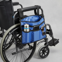 (Blue, 31cm x 18cm) Waterproof Stroller Wheelchair Hanging Bag