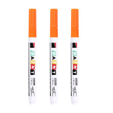 3 Stück Farbmarkierungsstift für-Orangenfarbe 0,7 mm