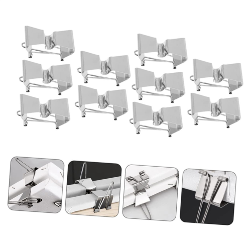 10 Canvas Clip Supply Stand Clamps Große Clips mit Rahmen 1