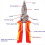 8-in-1 wire stripper, electrician's tool, cable cutter, crimping tool 4