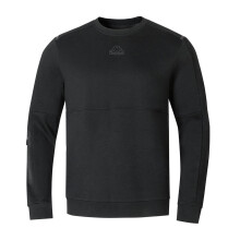 (S, Black) Kappa Mens Teddy Fleece Sweatshirt