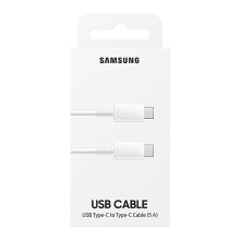Kabel Samsung USB-C na USB-C 5A - bílý