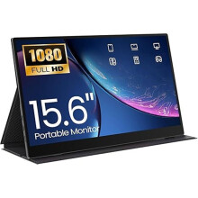 Portable Monitor 15.6'', 1080P FHD Plug USB-C HDMI, Portable Game External Screen for PC Phone Mac Xbox PS4/5