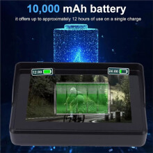 Rückfahrkamera für Fahrräder mit 1080p-Auflösung und 5-Zoll-HD-Display für Mountainbikes, E-Bikes und Fahrräder