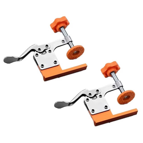 2 Pcs Woodworking Clamp Fixture Adjustable Clamps for Precise Installation 2