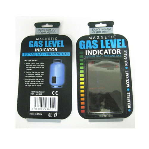 Magnetic gas cylinder tool, gas tank level indicator 1