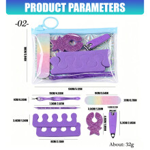 Essential Nail Grooming Kit Maniküre-Set aus Edelstahl-05Farbe