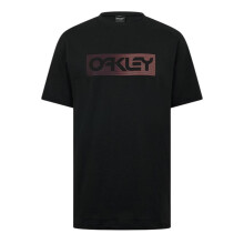 (S, Pitch Black) Oakley Mens Dual Logo Soft Touch Regular T-Shirt