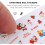 10 stuks nagelstickers in kerststijl 4